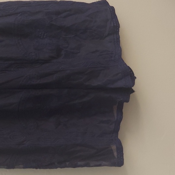 MISS AVENUE Navy Lace Short Sleeve Romper - Picture 5 of 14